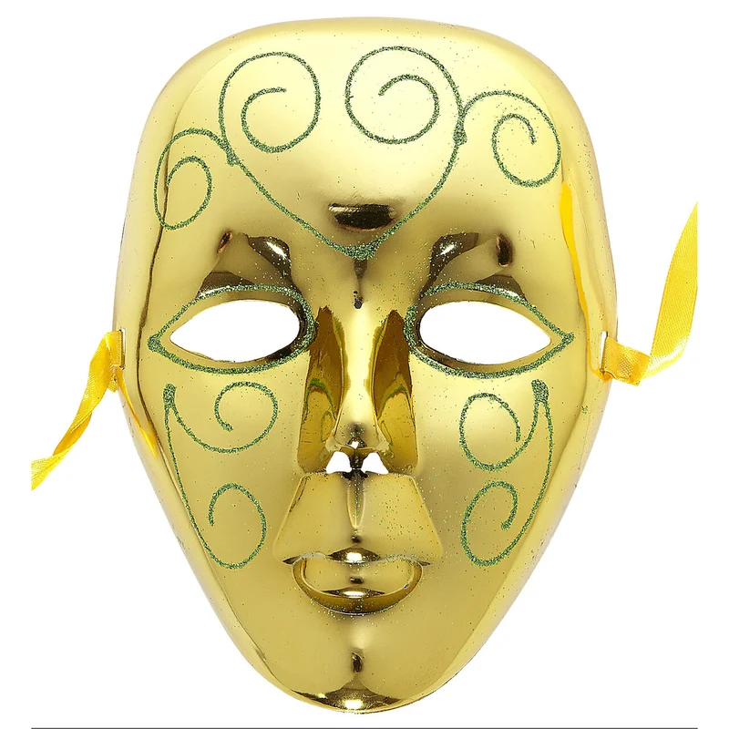 Stijlvol Masker Goud Met Glitters