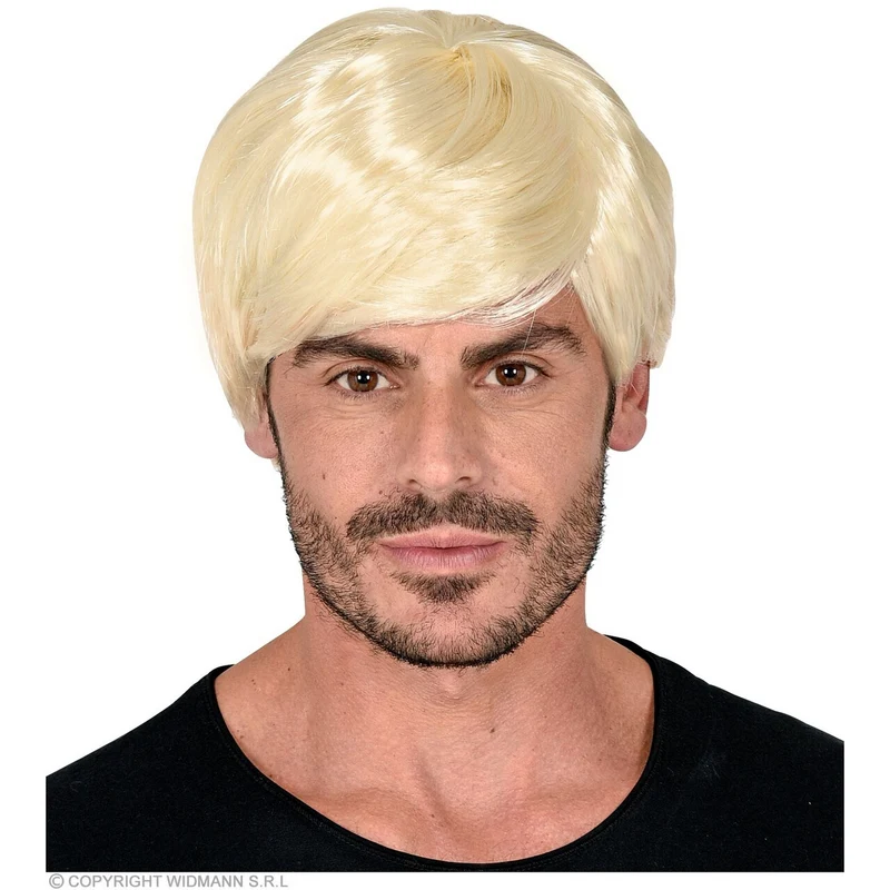 Jaren 60 Pruik Donkerblond Hendrik