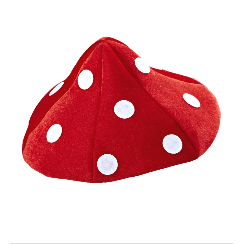 Rood Met Witte Stippen Paddenstoel Muts
