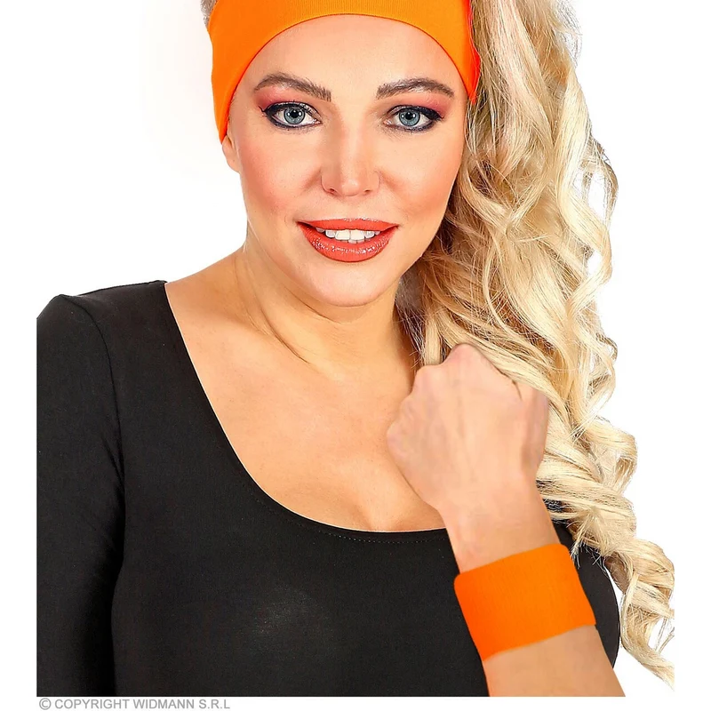 Not Afraid To Move Zweetband Pols Neon Oranje