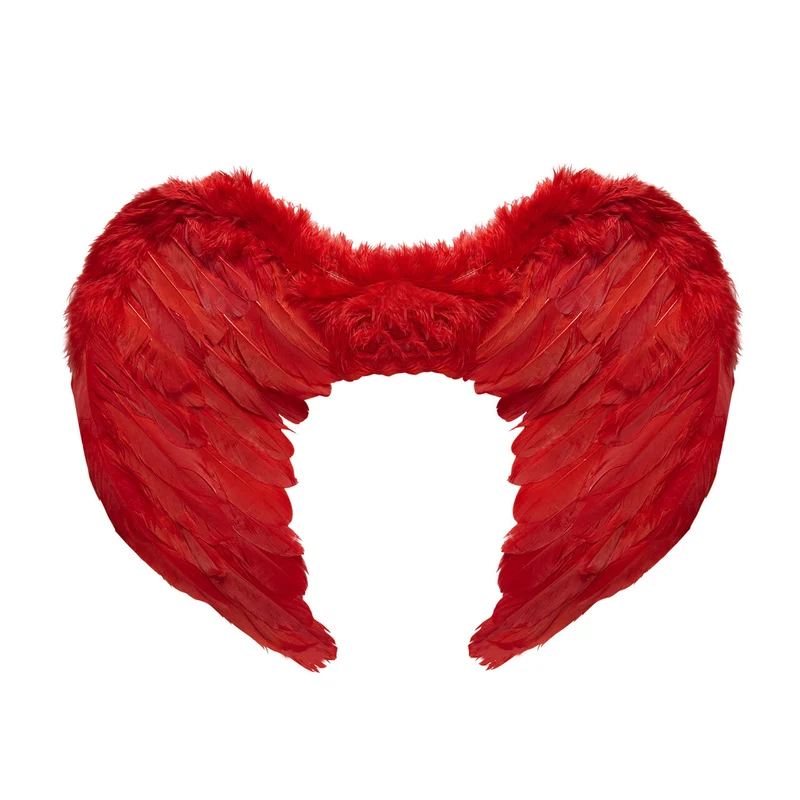Engel Veren Vleugels 37x50 Centimeter, Rood