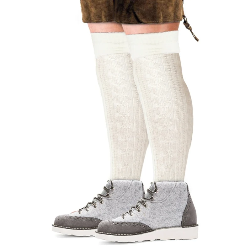 Tiroler Sokken Lang Wit 39-46