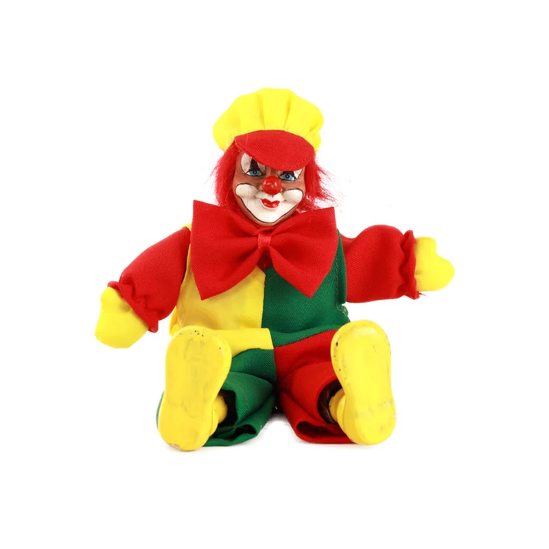 Clownspop Met Pet Rood Geel Groen