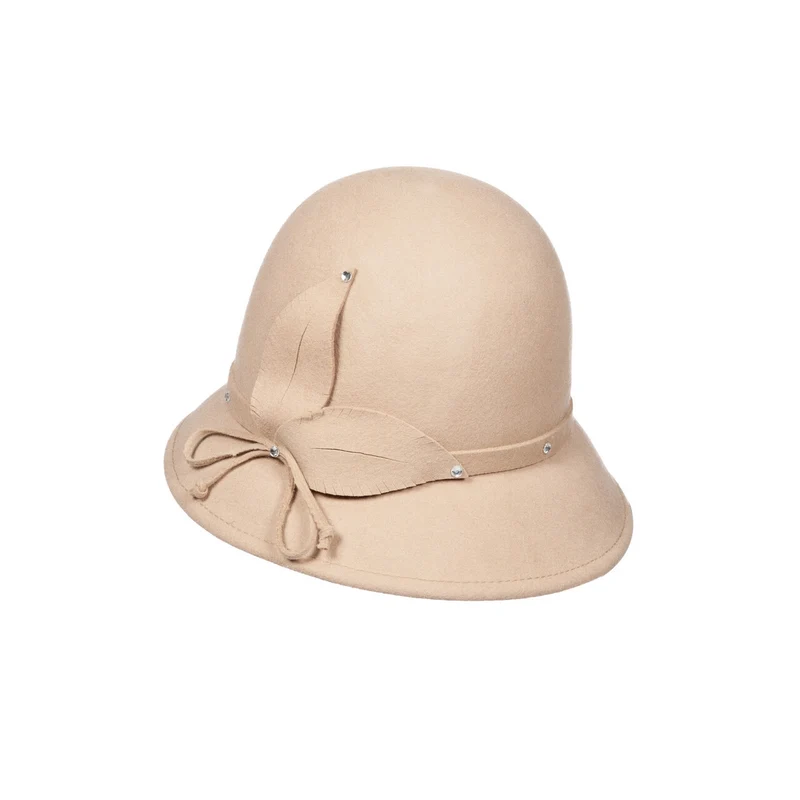Hoed Roaring 20S Wolvilt Beige