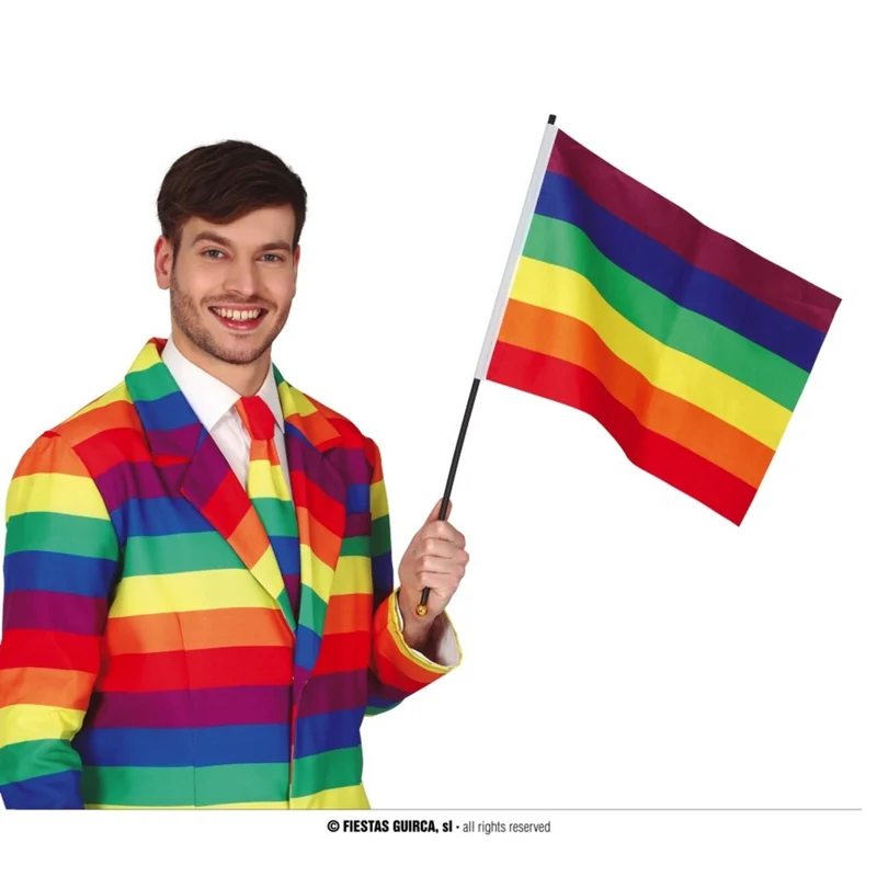 Shoutout To Be Proud Regenboog Vlag 35 45 Centimeter
