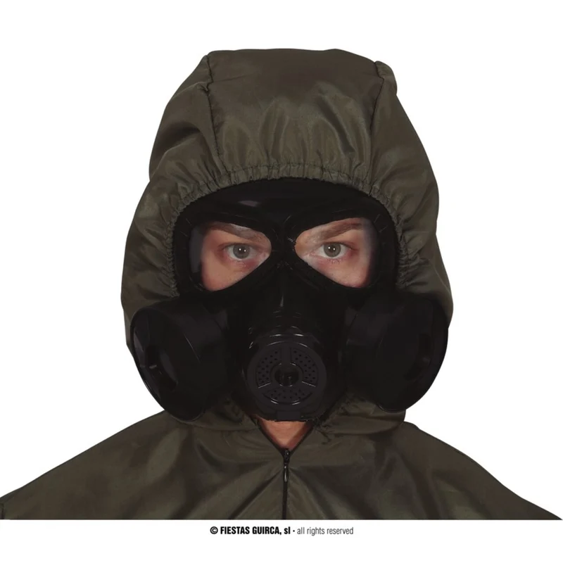 Halloween Gasmasker Zwart