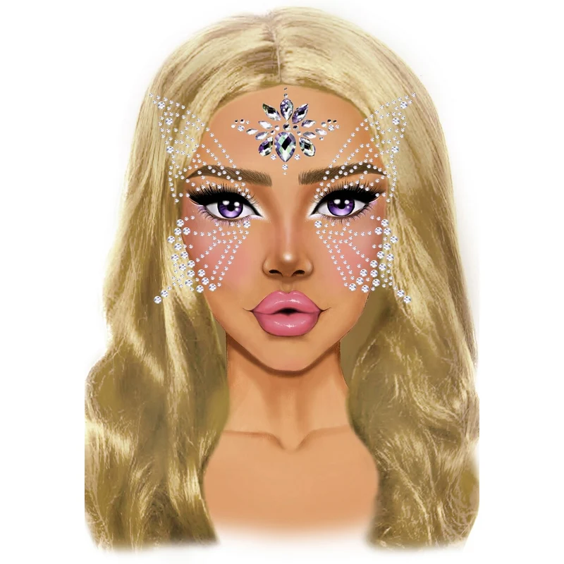 Fairy Adhesive Face Jewels