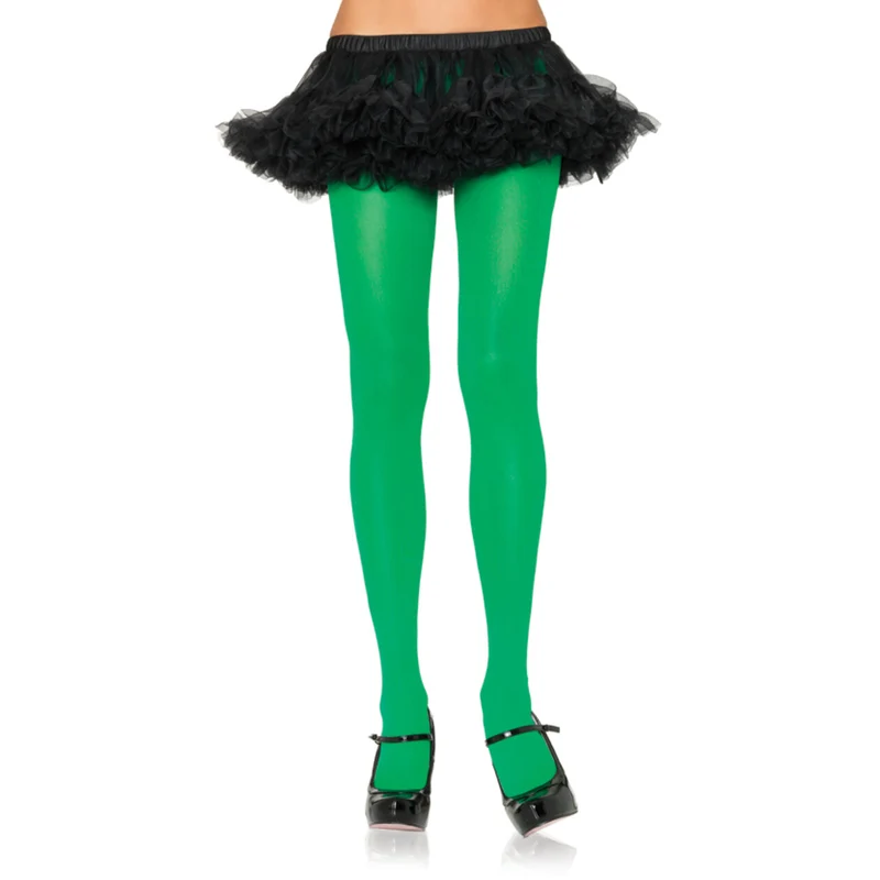 Nylon Panty Groen