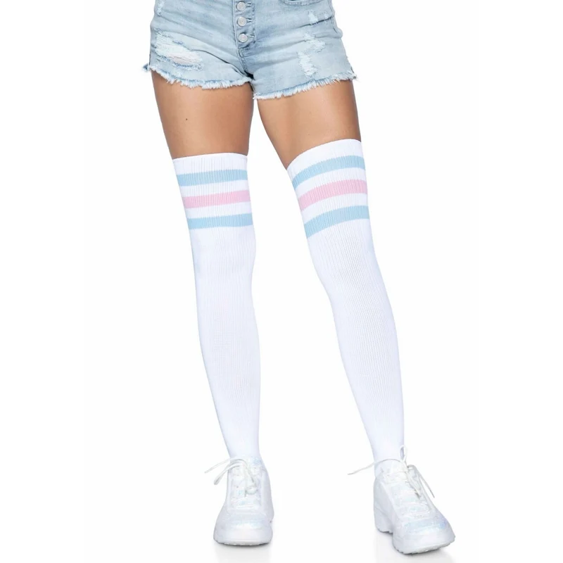 Enorm Lange Over De Knie Portsokken Roze Blauw