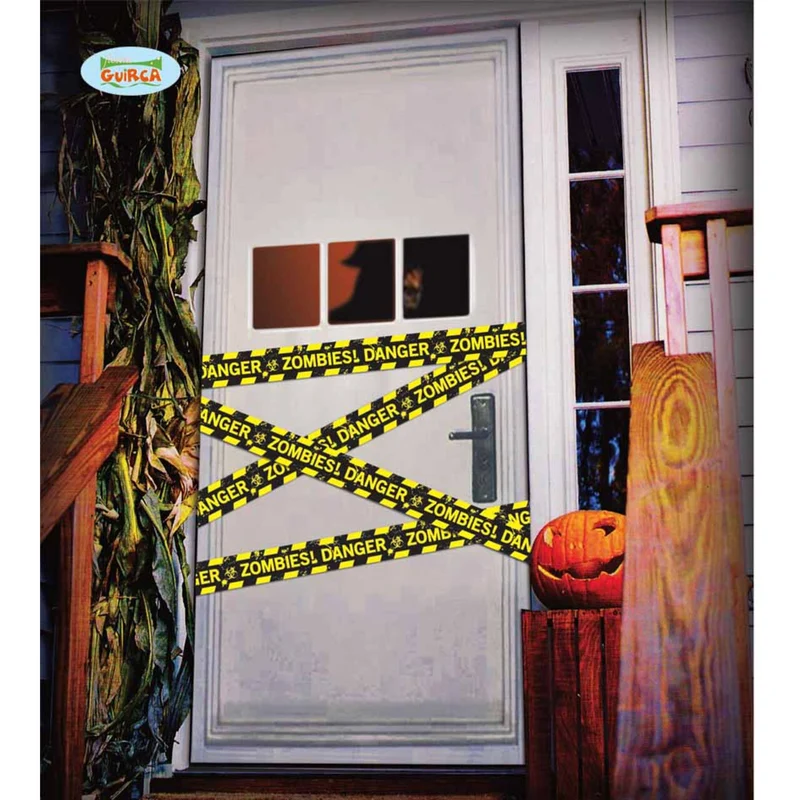 Afzetlint Halloween Danger Zombies 600 Centimeter