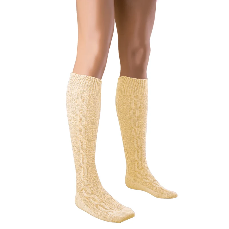 Tiroler Sokken Creme Wit 40 Cm