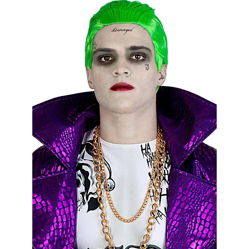 Groene Pruik - The Joker - Suicide Squad Edition