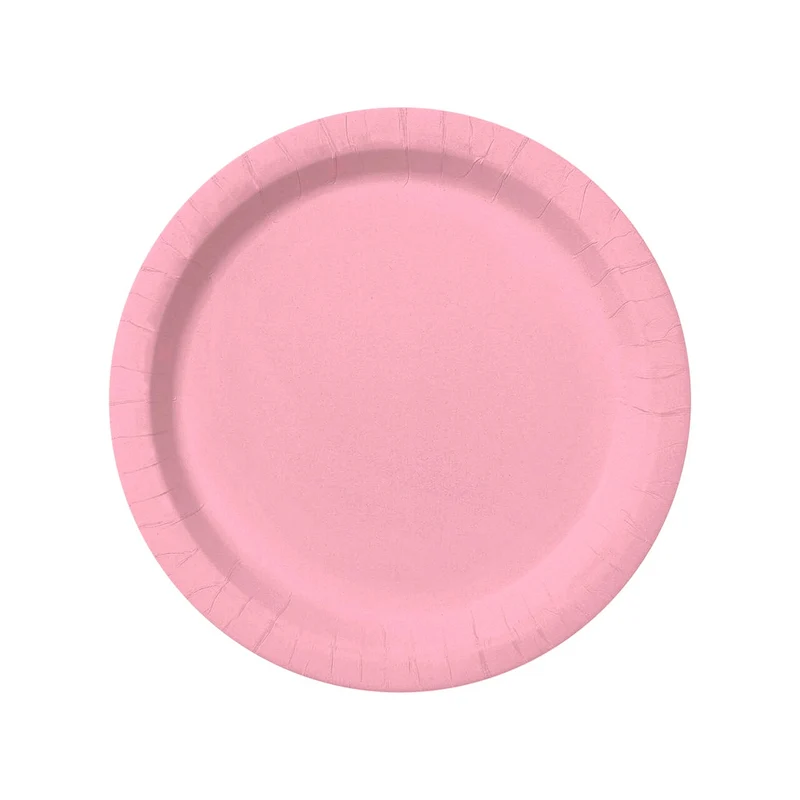 8 Roze Borden 23cm