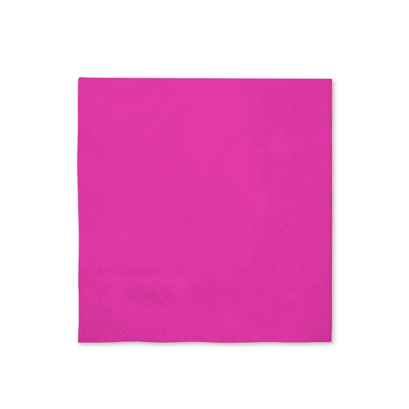 Donker Roze Feest Servetten 16 Stuks 33x33 Centimeter