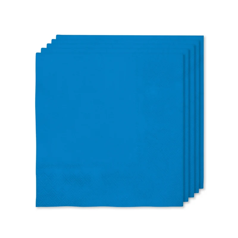 Navy Blauwe Servetten 16 Stuks 33x33 Centimeter