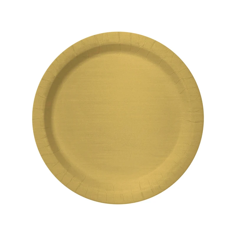 True Gold Party Borden 8 Stuks 23 Centimeter