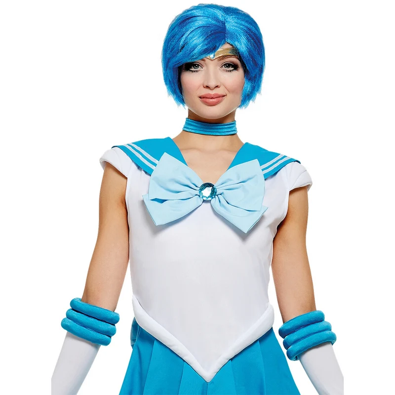 Mercury Sailor Moon Pruik Blauw