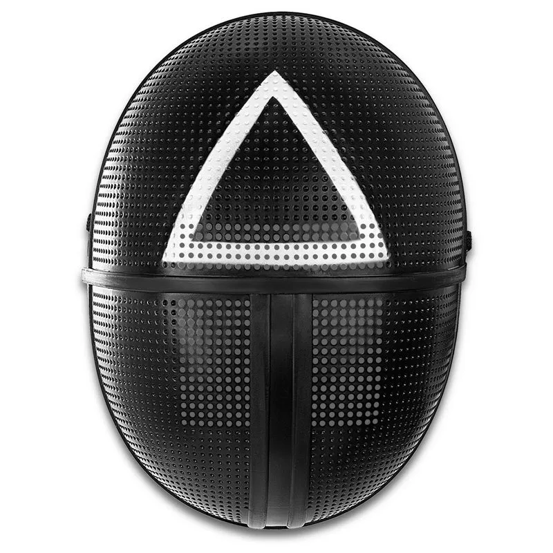 Zwart Squid Game Masker Met Driehoek