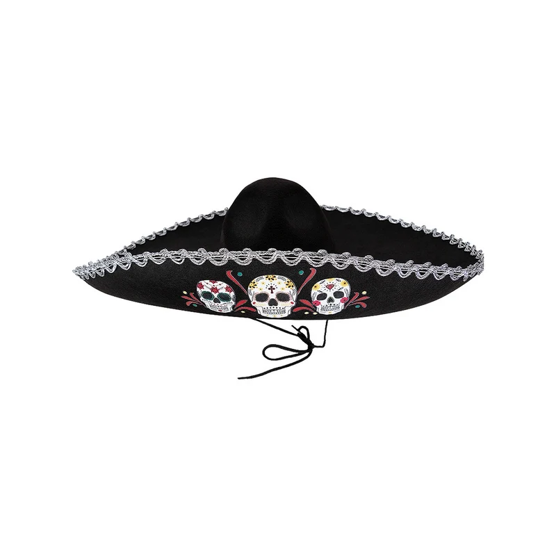 Mexicaanse Mariachi Skull Hoed