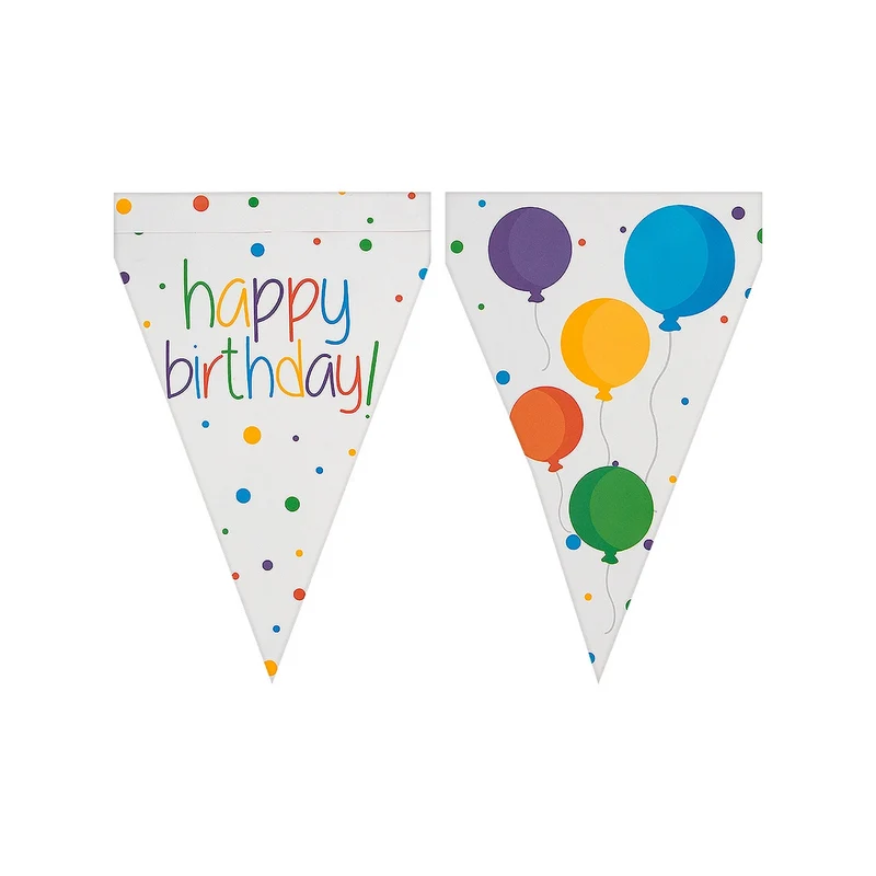 Happy Birthday Vlaggenlijn 3 Meter