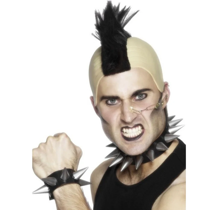 Punk Halsketting En Armband Volwassen