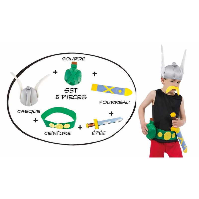 Originele 5 Delige Accessoireset Asterix Kind
