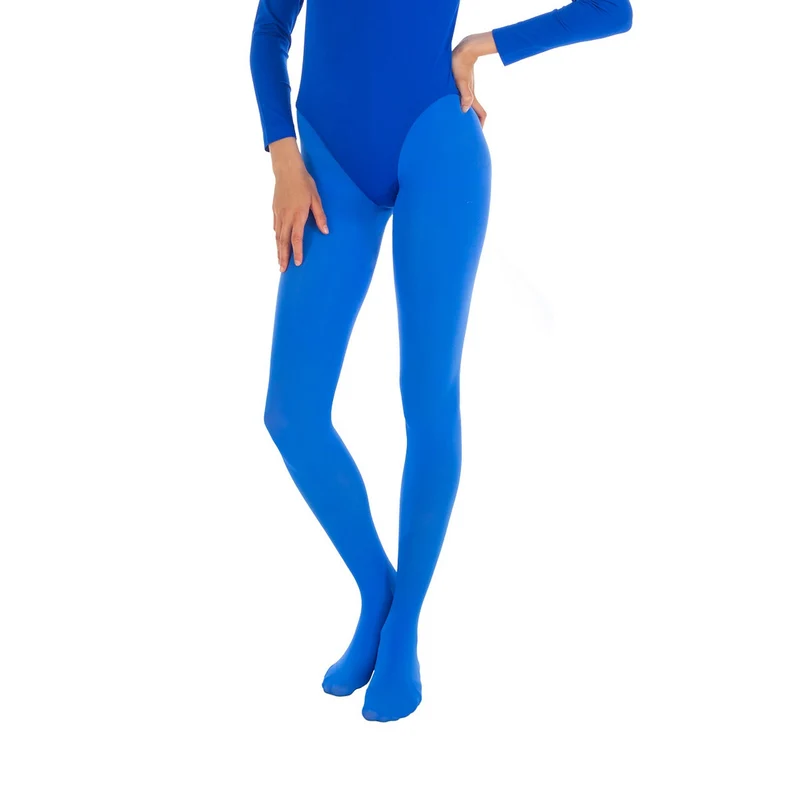 Panty Ondoorzichtig 60den Blauw