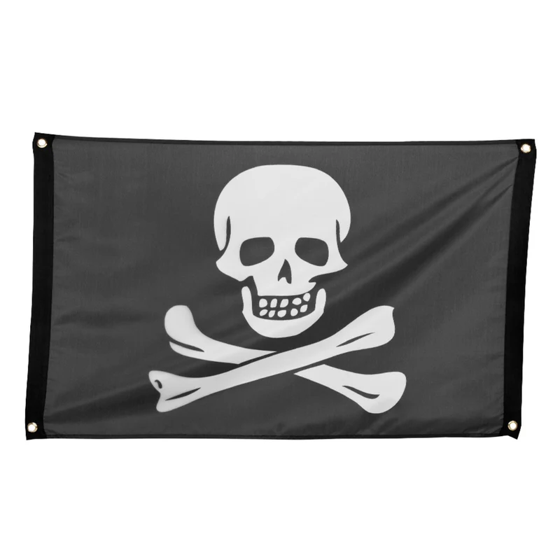 Zwarte Vlag Piraten Classic (60 X 90 Cm)