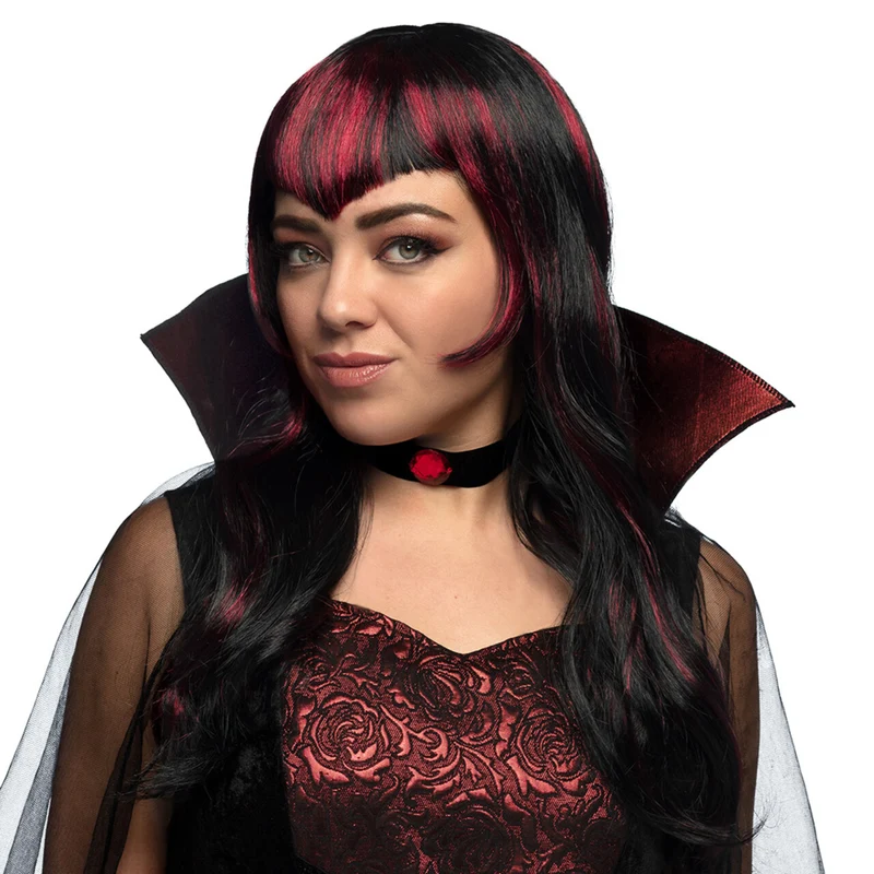 Pruik Vampire Streaks