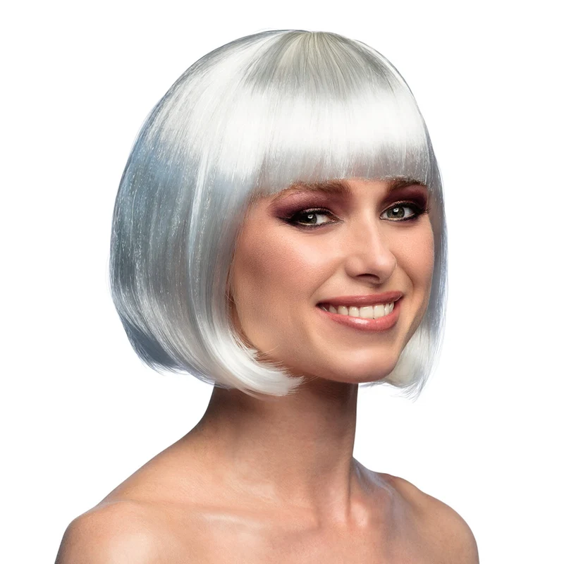 Pruik Cabaret Can Can Wit