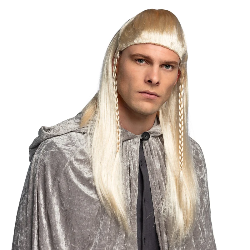 Pruik Elf Lucolas Blond