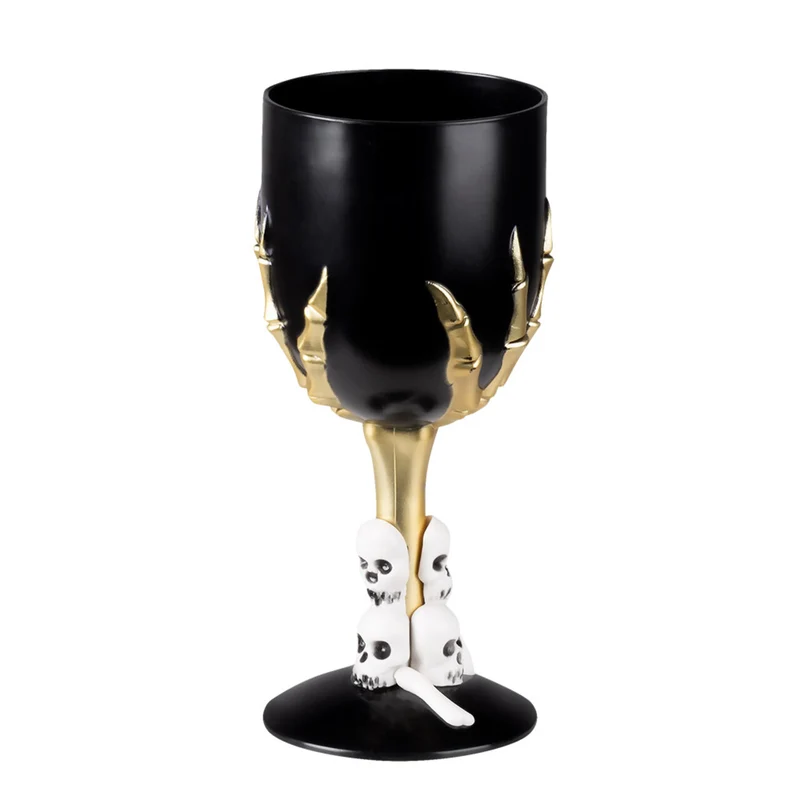 Plastic Kelk Skull Claw Zwart