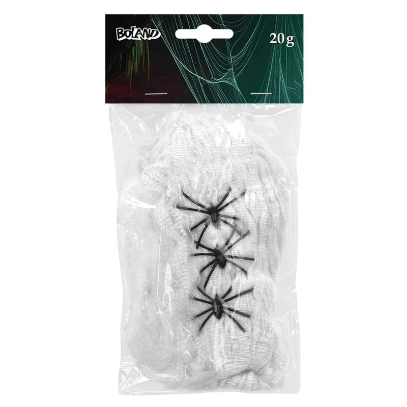 Spinrag 20 G Wit Met 3 Spinnen