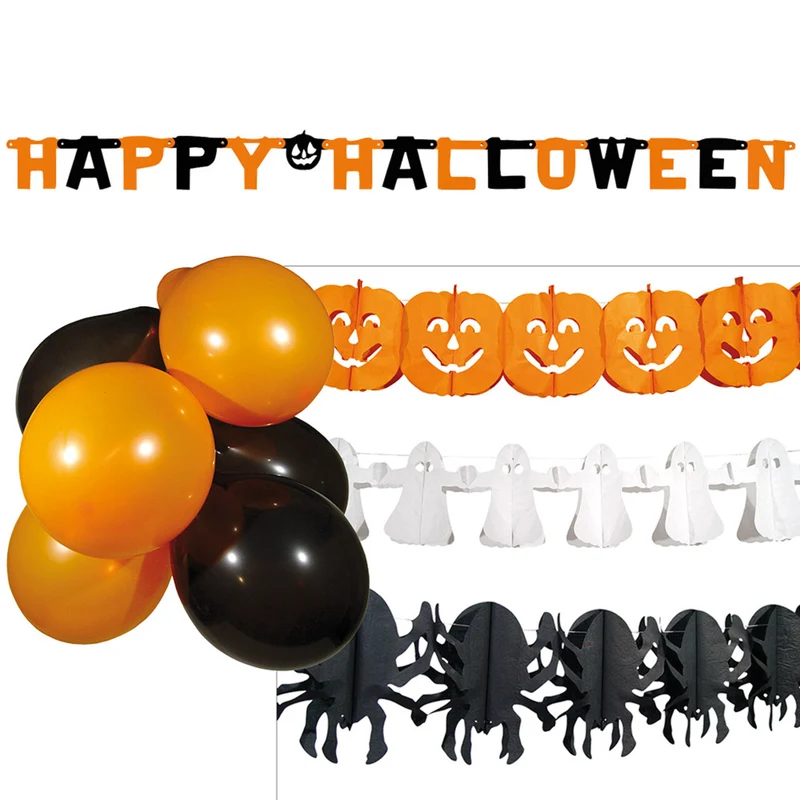 Set Halloween Party Slingers En Ballonnen