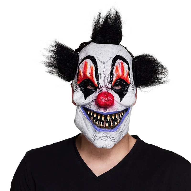 Latex Gezichtsmasker Scary Clown