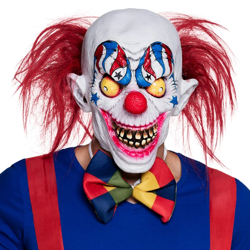 Latex Hoofdmasker USA Creepy Clown