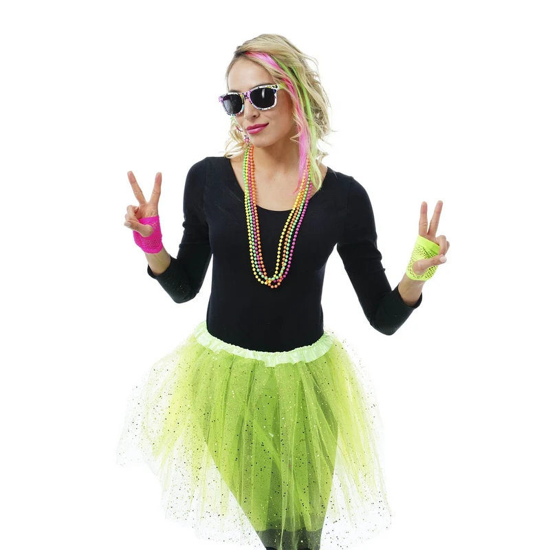 Neon Jaren 80 Accessoire Set