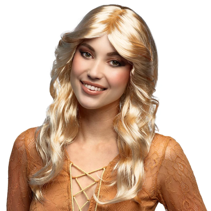 Pruik 70s Blond Tina