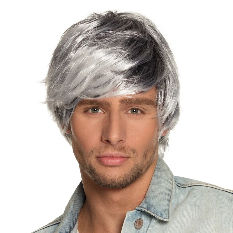 Pruik Rocky Wildhair