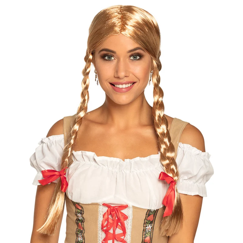 Pruik Onschuldige Heidi Blond