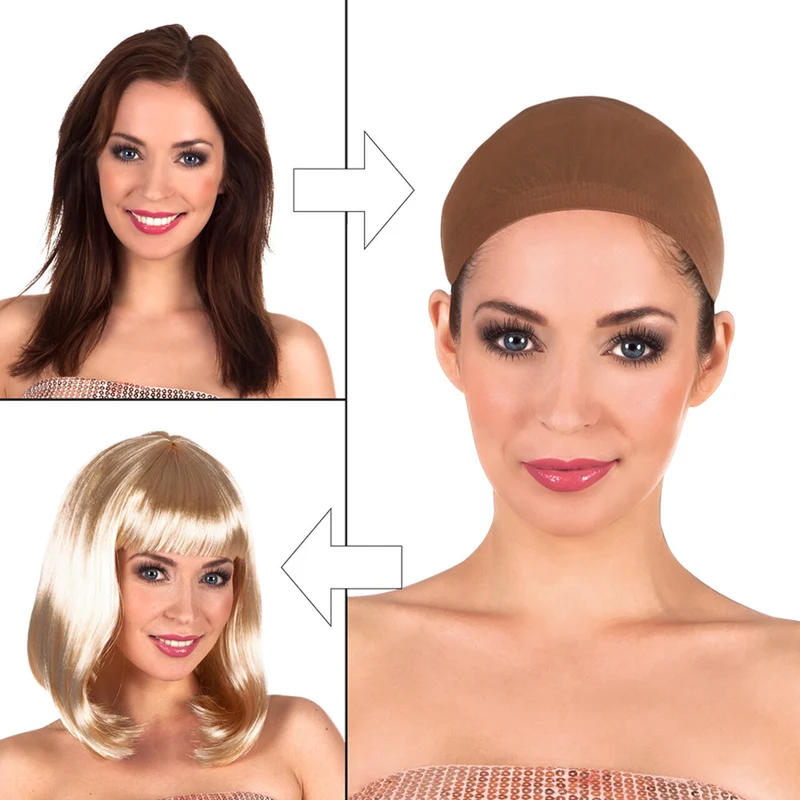 Pruiken Haarnetje Beige