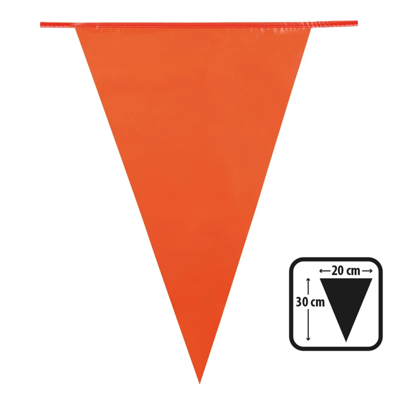 Oranje Vlaggenlijn 25 Meter