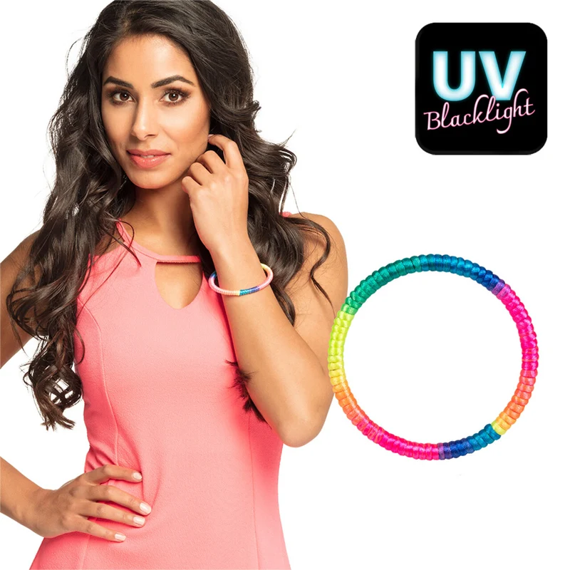 Funky Pride Armband (Uv Blacklight)