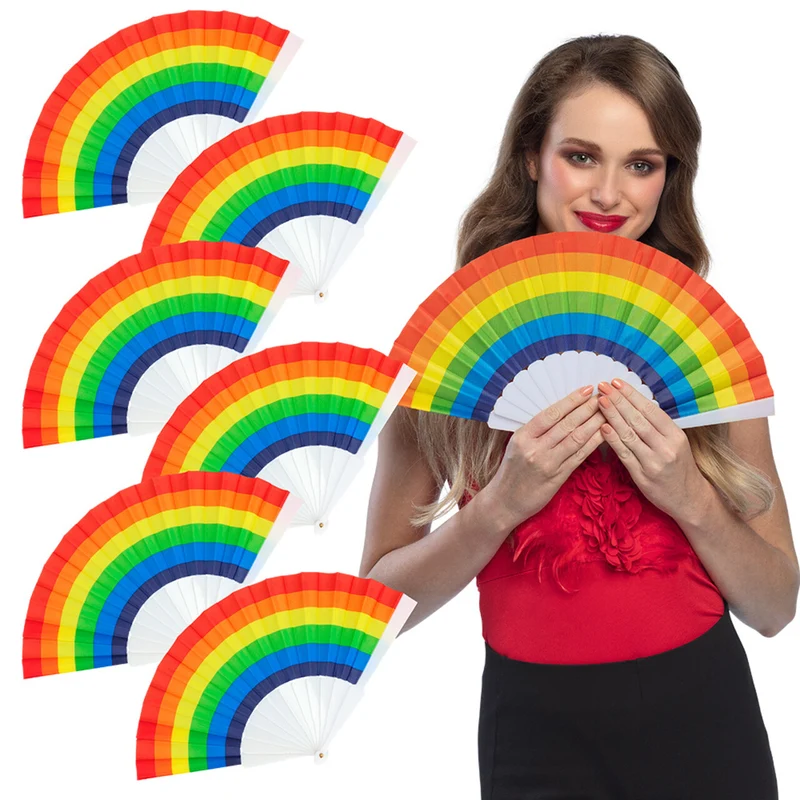 Rainbow Pride Set Van 6 Waaiers