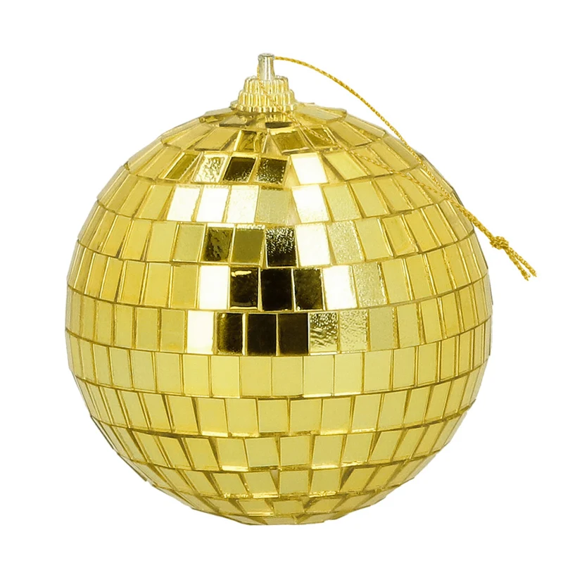Set 6 Discoballen Goud (Ø 8 Cm)