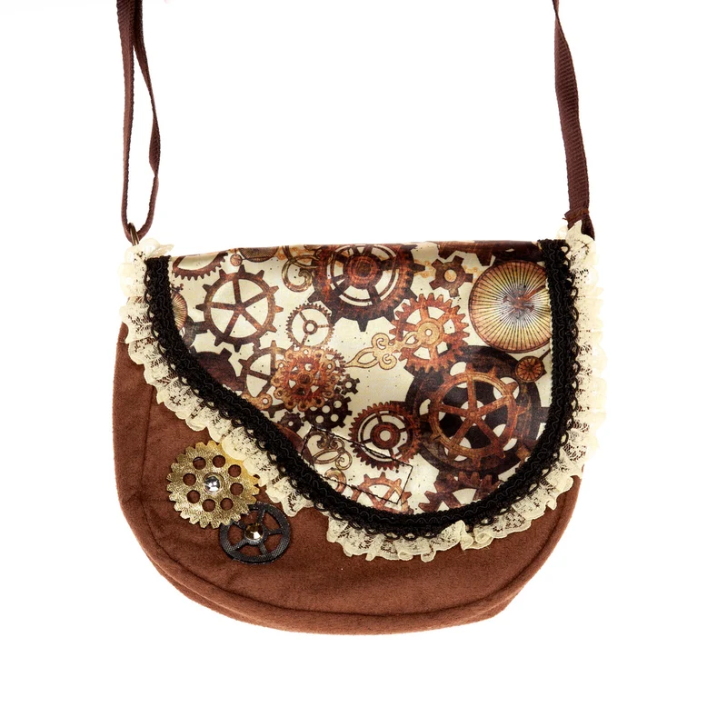 Tas Steampunk Stijl Bruin