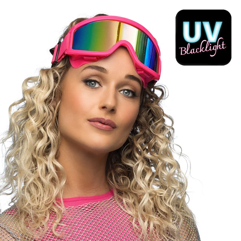 Party Skibril Neonroze Uv
