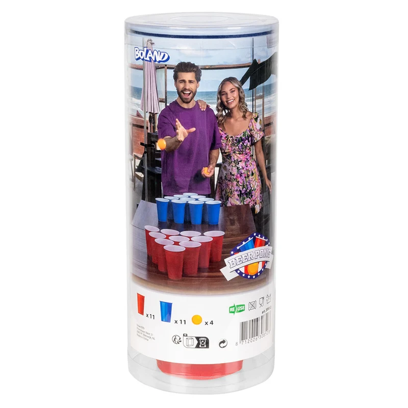 Drankspel Beer Pong Met Bekers