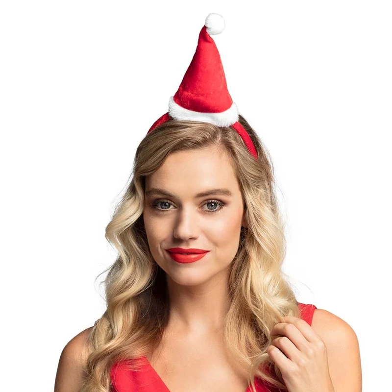 Diadeem Mrs Claus Mini Kerstmuts